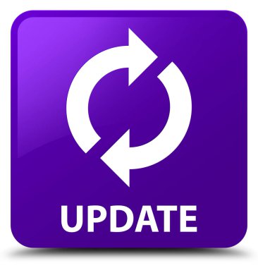 Güncelleştirme mor kare düğme