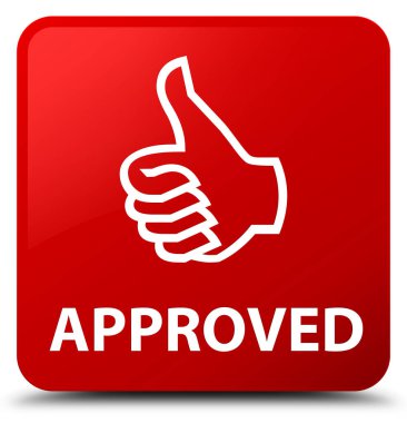 (Simge Yaşasın) kırmızı kare düğmesi onaylı