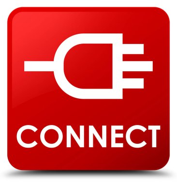 Kırmızı kare düğme bağlanmak