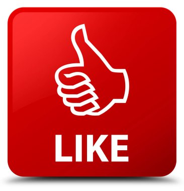 Kırmızı kare düğmesinin