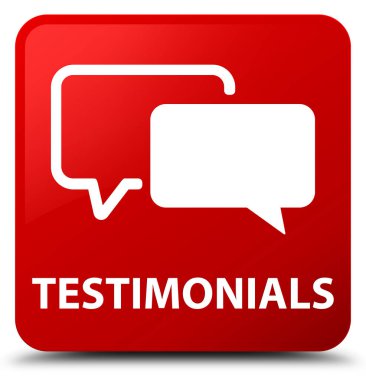 Referansları kırmızı kare düğme