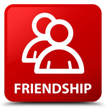 Dostluk (grup simgesi) kırmızı kare düğme