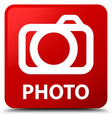 Fotoğraf (kamera simgesi) kırmızı kare düğmesi