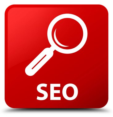 SEO kırmızı kare düğme