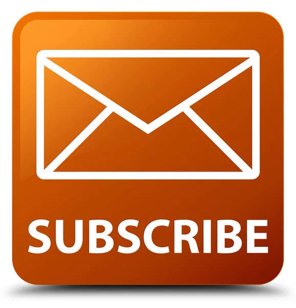 Subscribe (email icon) brown square button