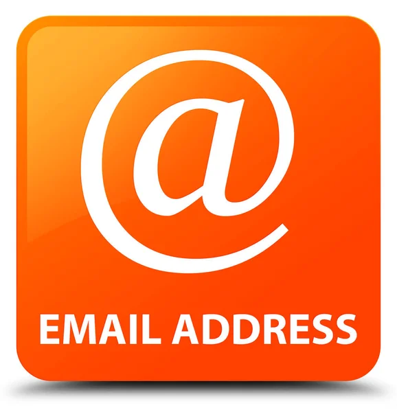 Адрес электронной почты оранжевый — стоковое фото