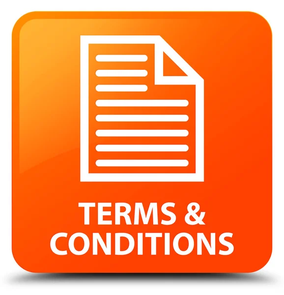 Terms and conditions (page icon) orange square button