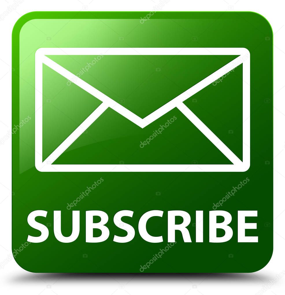 Subscribe (email icon) green square button