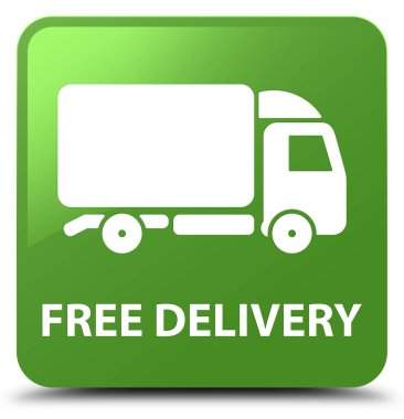 Ücretsiz teslimat yumuşak yeşil kare düğme