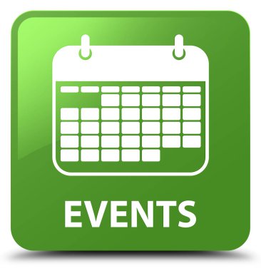 Olaylar (takvim simgesini) yumuşak yeşil kare düğme