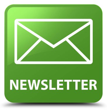 Bülten yumuşak yeşil kare düğme