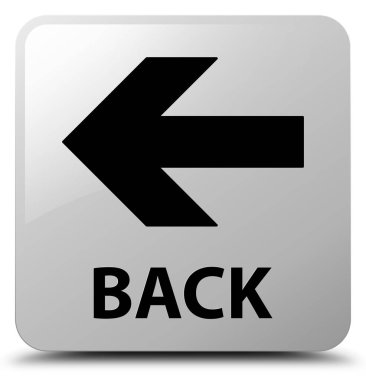 Beyaz geri kare düğme