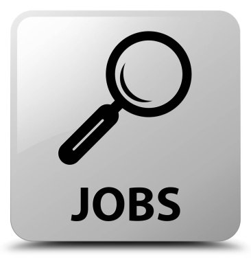 İşleri beyaz kare düğme