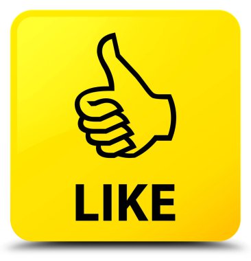 Sarı kare düğmesinin