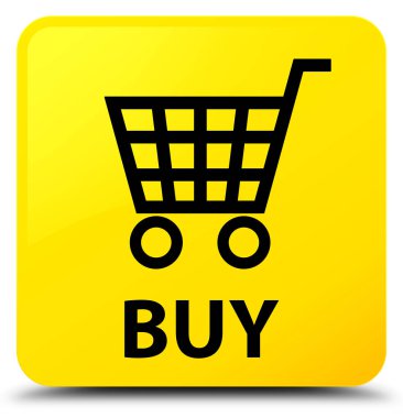 Sarı kare düğme satın