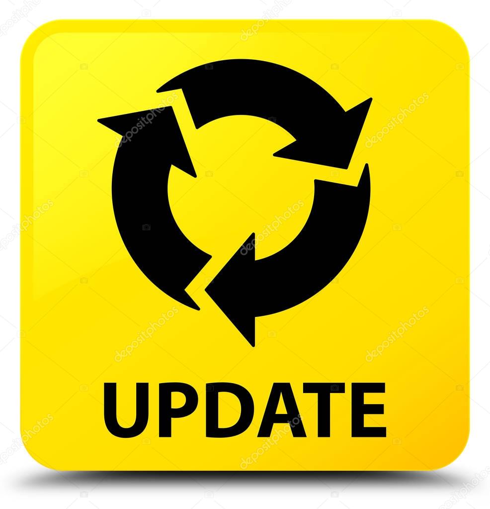 Update (refresh icon) yellow square button