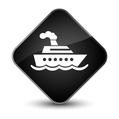 Cruise Gemi kutsal kişilerin resmi zarif siyah elmas düğme