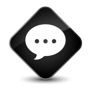 Konuşma kutsal kişilerin resmi zarif siyah elmas düğme