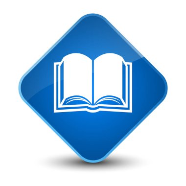 Kitap kutsal kişilerin resmi zarif mavi elmas düğme