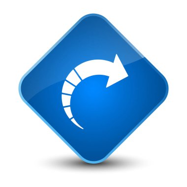 İleri ok simgesi zarif mavi elmas düğmesini