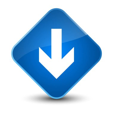 Ok simgesi zarif mavi elmas düğmesini indir