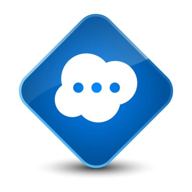 Beyin kutsal kişilerin resmi zarif mavi elmas düğme