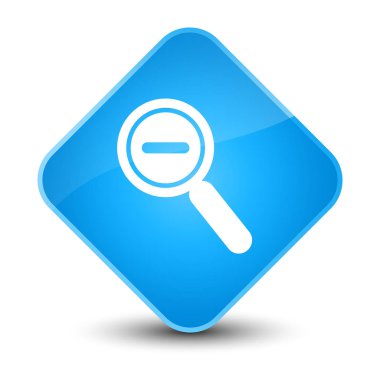 Kutsal kişilerin resmi zarif camgöbeği mavi elmas düğme zoom