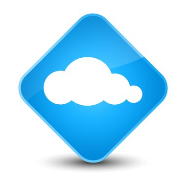 Bulut kutsal kişilerin resmi zarif camgöbeği mavi elmas düğme