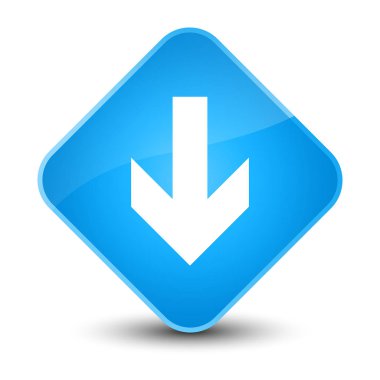 Ok simgesi zarif camgöbeği mavi elmas düğmesini indir