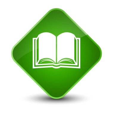 Kitap kutsal kişilerin resmi zarif yeşil elmas düğme