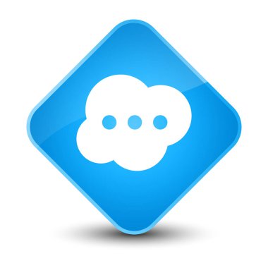 Beyin kutsal kişilerin resmi zarif camgöbeği mavi elmas düğme