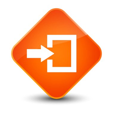 Oturum açma kutsal kişilerin resmi zarif Turuncu elmas düğme