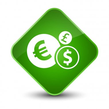 Mali kutsal kişilerin resmi zarif yeşil elmas düğme