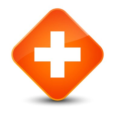 Ayrıca simge zarif Turuncu elmas düğmesi