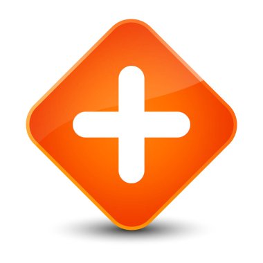 Ayrıca simge zarif Turuncu elmas düğmesi