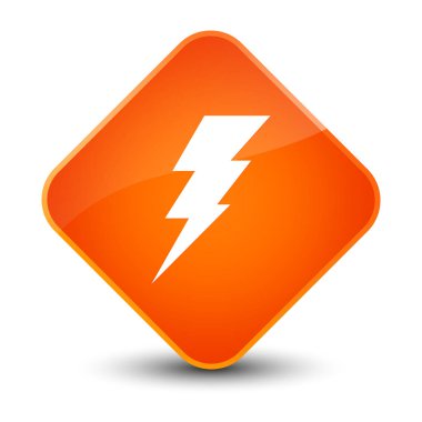 Elektrik kutsal kişilerin resmi zarif Turuncu elmas düğme