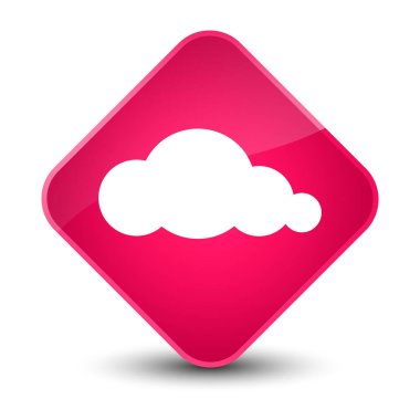 Bulut kutsal kişilerin resmi zarif pembe elmas düğme