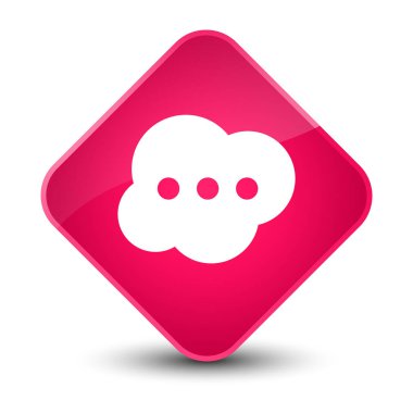 Beyin kutsal kişilerin resmi zarif pembe elmas düğme