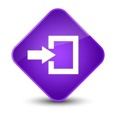 Oturum açma kutsal kişilerin resmi zarif mor elmas düğme