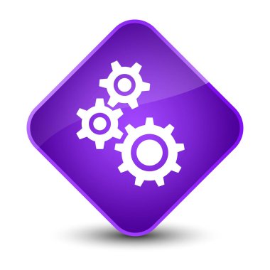 Gears'ın kutsal kişilerin resmi zarif mor elmas düğme