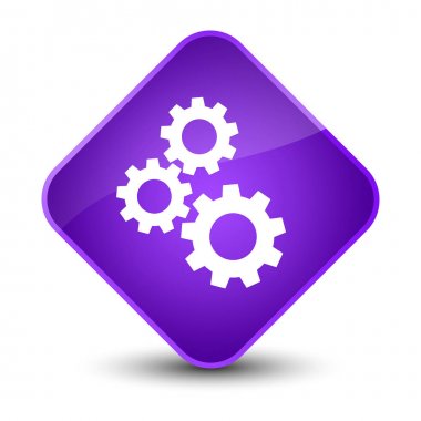 Gears'ın kutsal kişilerin resmi zarif mor elmas düğme