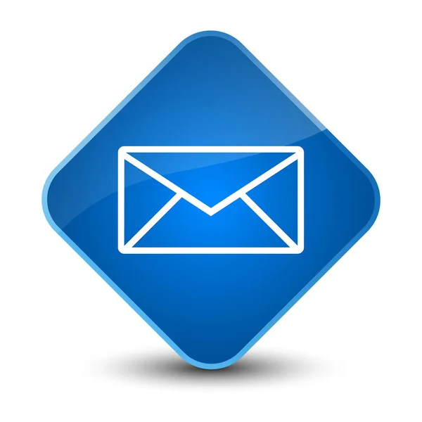 Email icon elegant blue diamond button