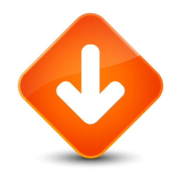 Download arrow icon elegant orange diamond button — Stock Photo, Image