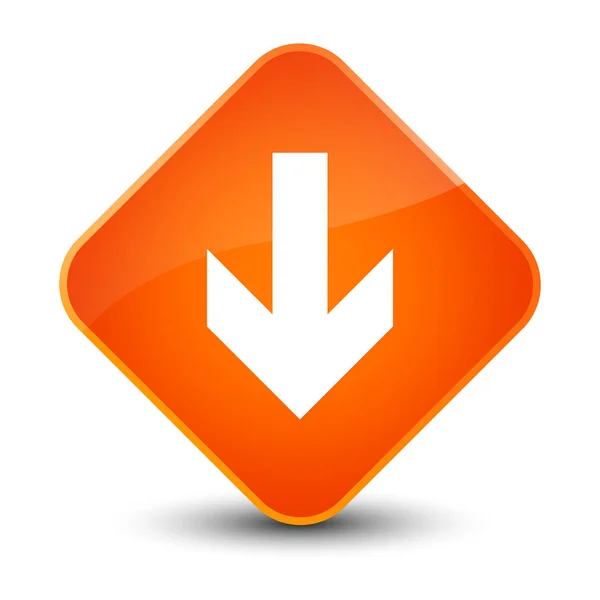 Downloaden van de knoop van de elegante oranje diamant van het pictogram van de pijl — Stockfoto