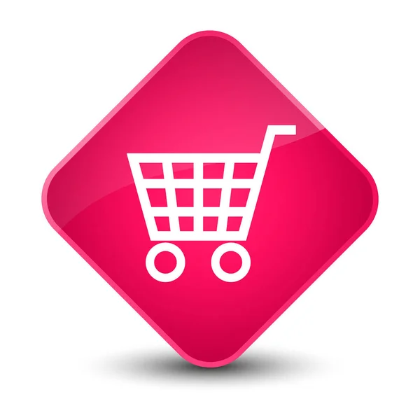 Ecommerce icon elegant pink diamond button — Stock Photo, Image