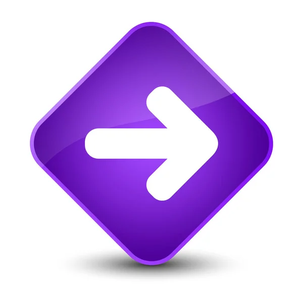 Next arrow icon elegant purple diamond button — Stock Photo, Image