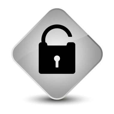 Kutsal kişilerin resmi zarif beyaz elmas düğme kilidini