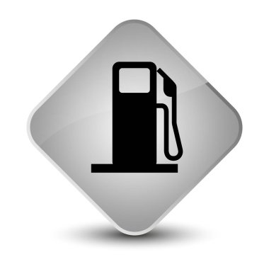 Yakıt dağıtıcı kutsal kişilerin resmi zarif beyaz elmas düğme