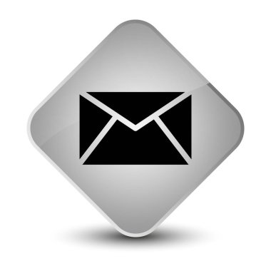 E-posta kutsal kişilerin resmi zarif beyaz elmas düğme