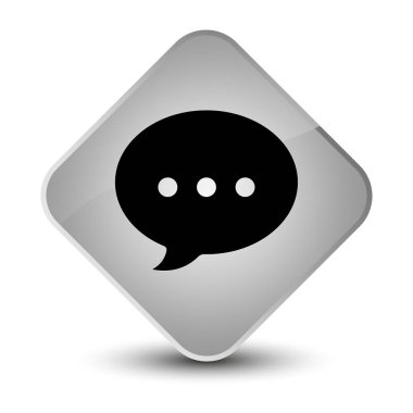 Konuşma kutsal kişilerin resmi zarif beyaz elmas düğme